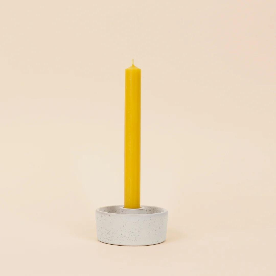 Ochre 7/8" x 8" Dinner Candle Gift Pack