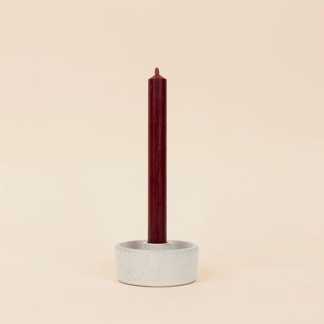 Red 7/8" x 8" Dinner Candle Gift Pack
