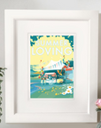 Summer Loving Vintage Seaside Print