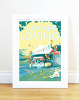 Summer Loving Vintage Seaside Print