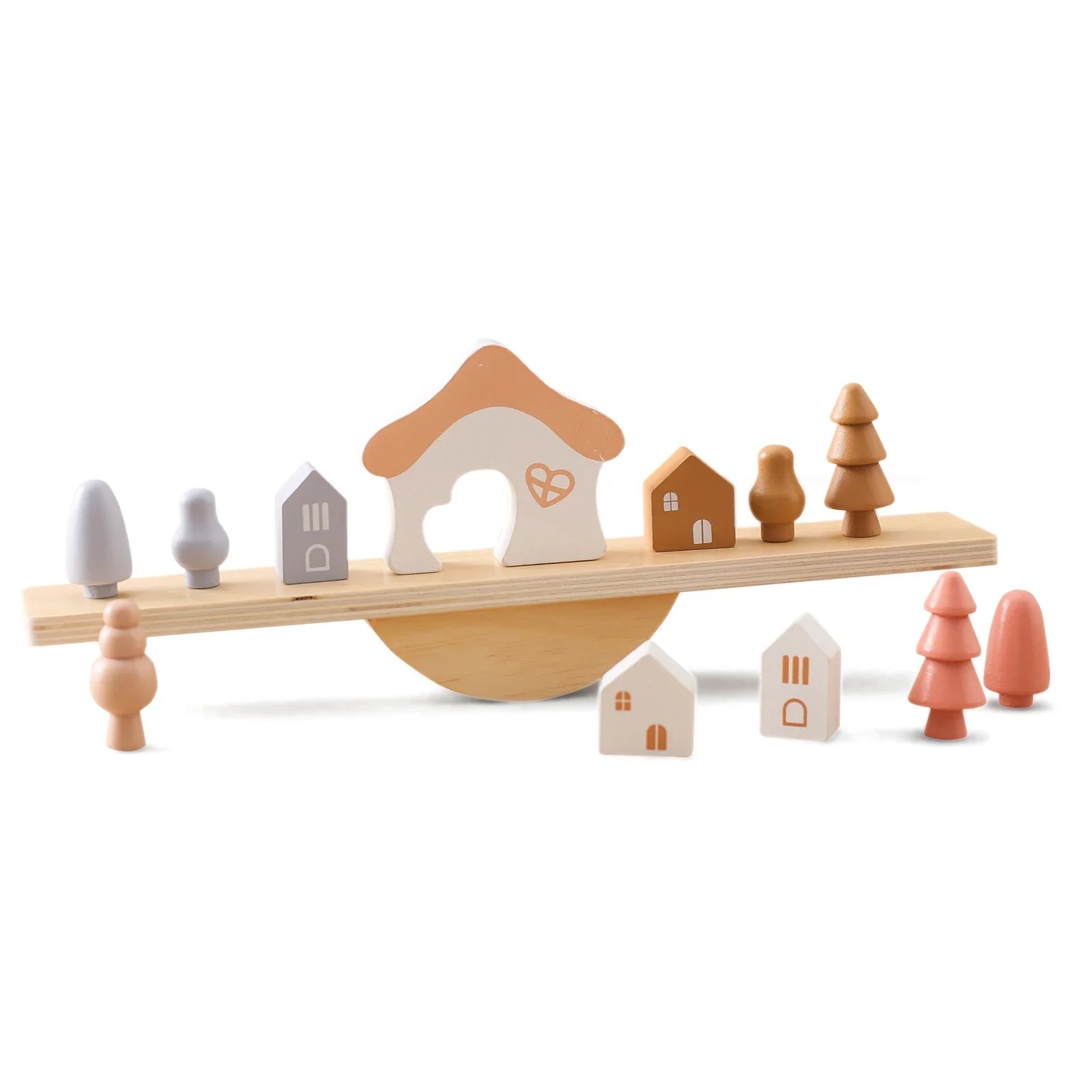 Montessori Wooden Toy Stacking&amp;Threading for children multivariant-21