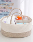 Multipurpose Nappy Basket with Compartments-1