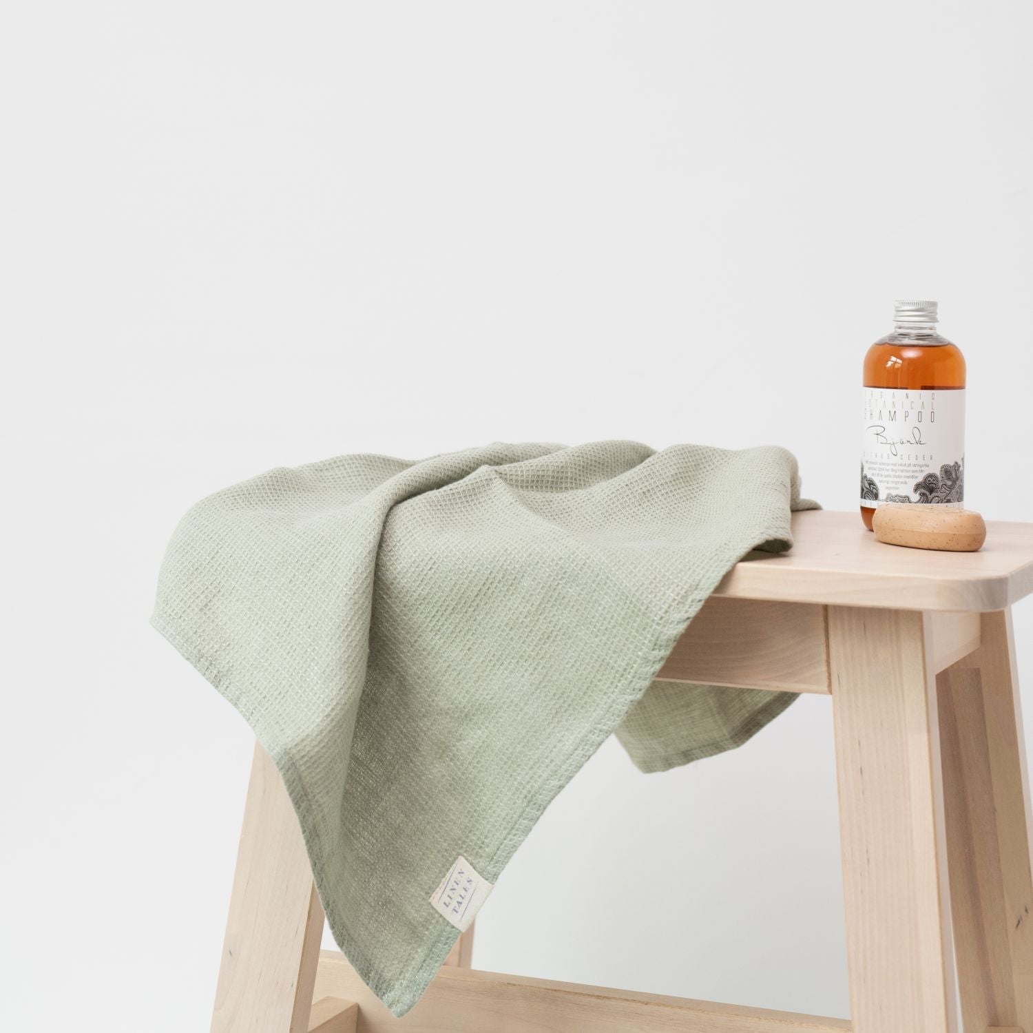 Honeycomb Fine Waffle Sage Towel Set
