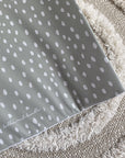 Anti-Roll Wedge Changing Mat - Sage Green Spotty Print