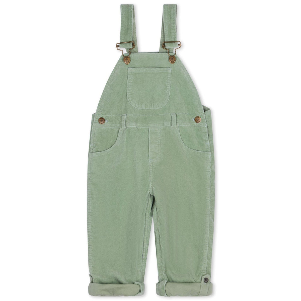 Sage Corduroy Dungarees
