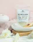 Mindfulness Luxury Himalayan Bath Salts with Lavender, Jojoba Essential Oils with Lavender Seeds