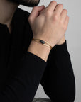 Carbon Regent Cord Bracelet
