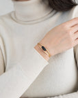 Carbon Regent Cord Bracelet