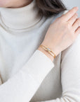 Silver Soho Diamond Cord Bracelet