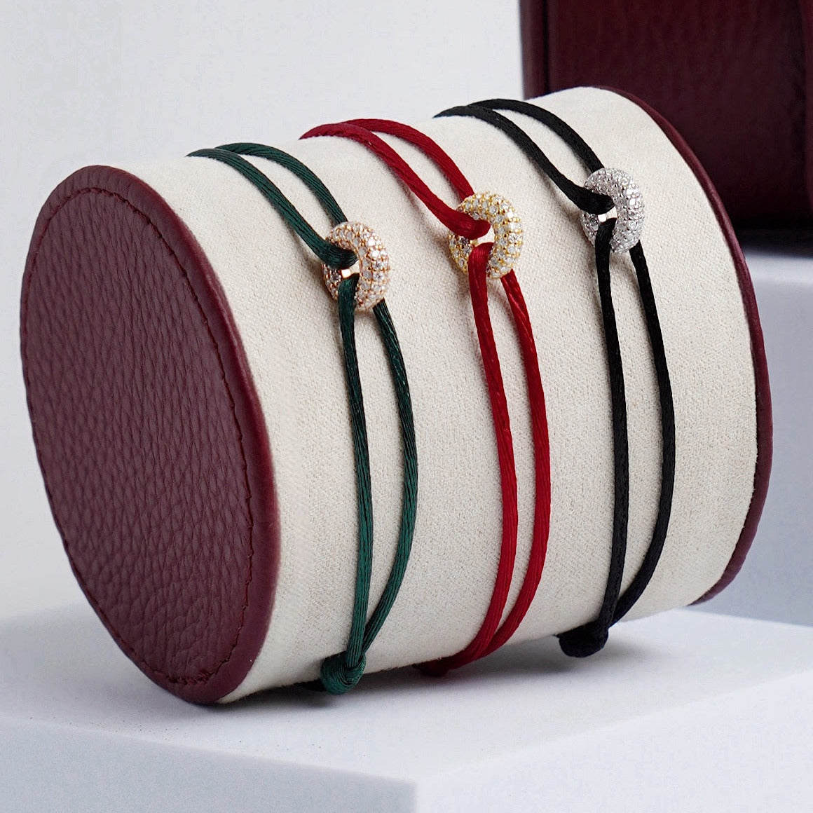 Mini Golden Soho Pavé Cord Bracelet