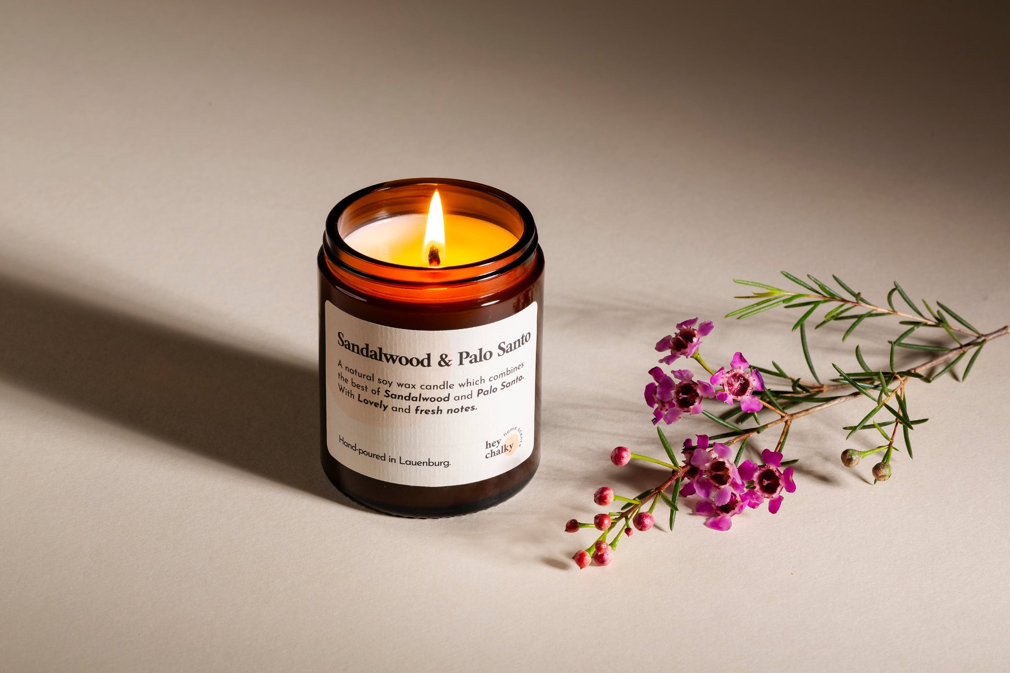 Sandalwood & Palo Santo 100 g Kerze-1