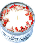 Sandalwood Crystal Infused Scented Candle - The Incense Collection