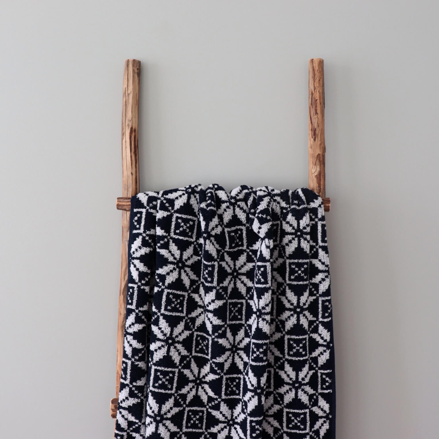 Hiiumaa Mitten Pattern Sauna Towel – Versatile &amp; Soft Cotton by LOKO at www.brixbailey.com