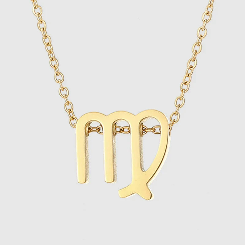 Zodiac Sign Splendour Necklace - Gold/Silver
