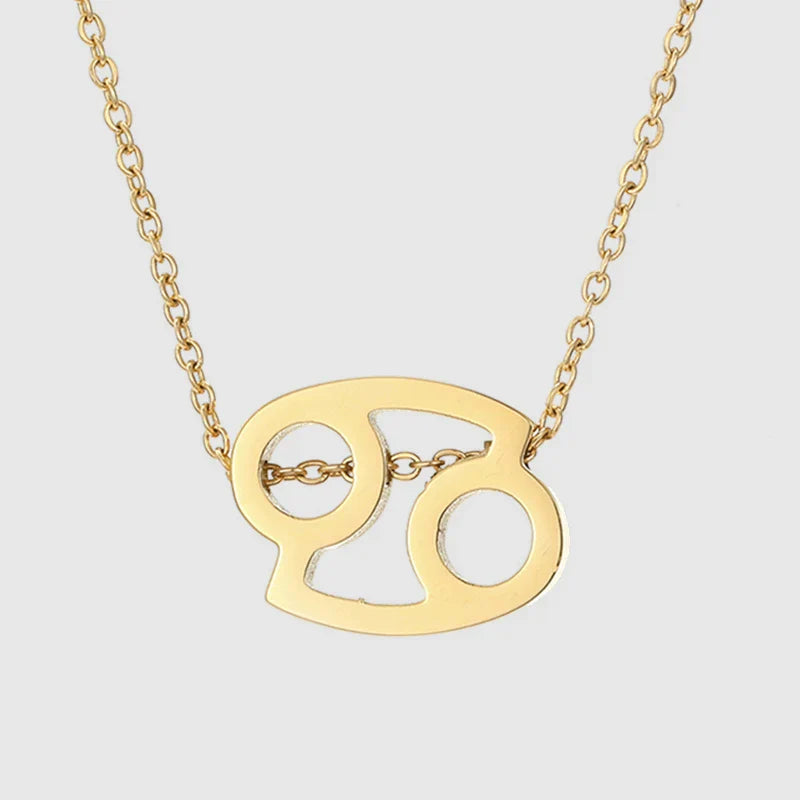 Zodiac Sign Splendour Necklace - Gold/Silver