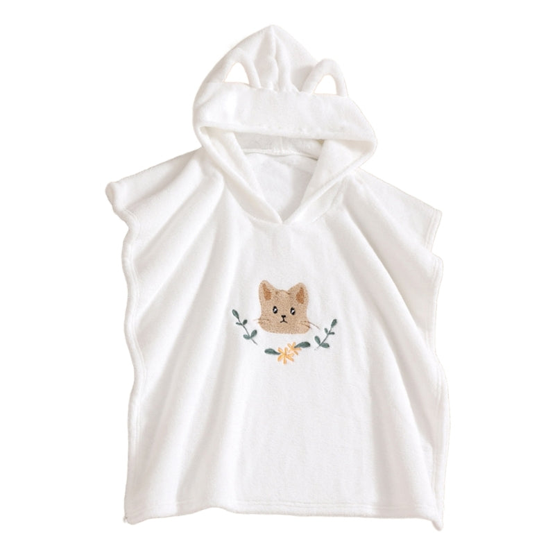 Kids Hooded Towel - Soft, Quick-Dry Polyester for Swimming & Bath Time - 60x120cm by Baby Lamby at brixbailey.com