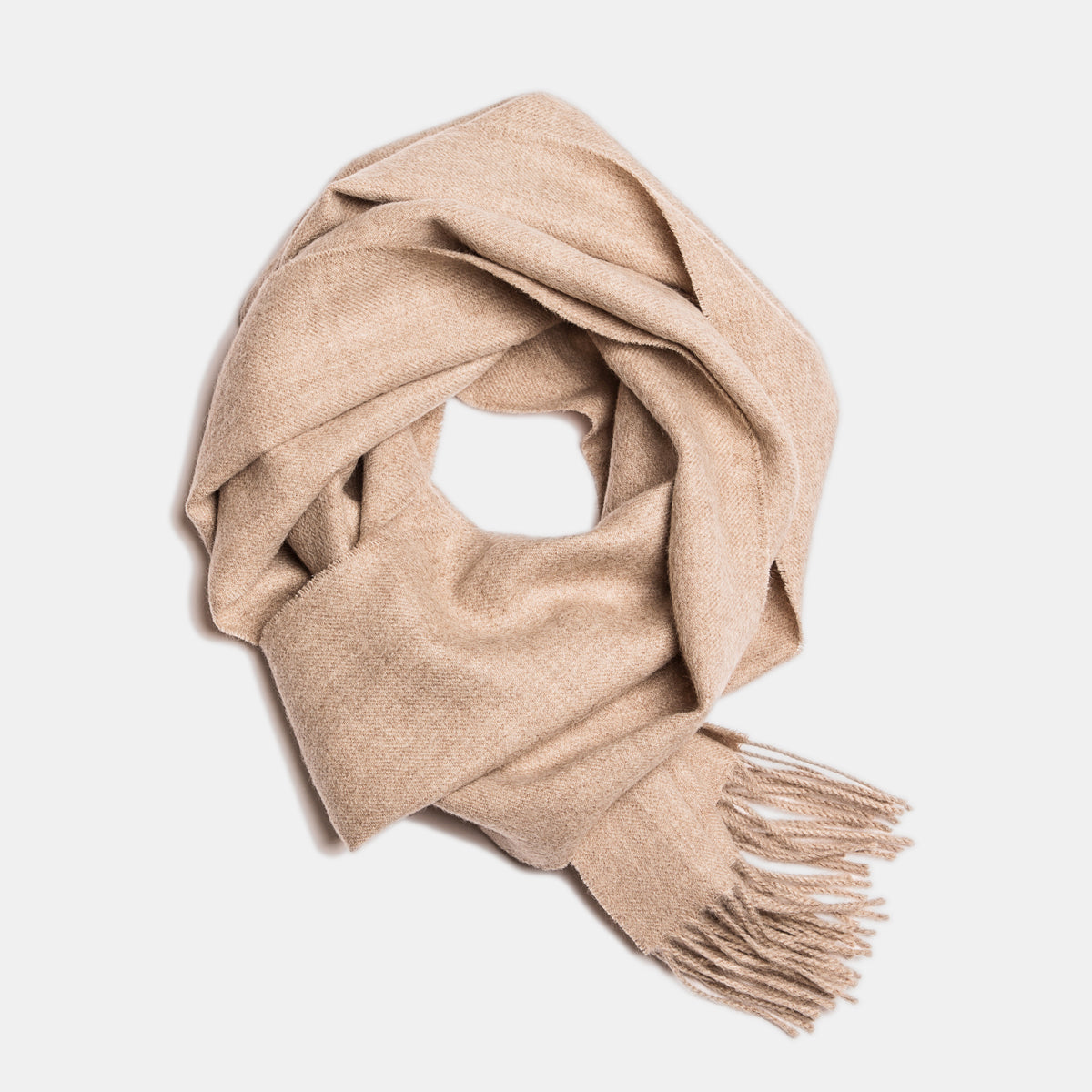 Natural Baby Alpaca Wool Scarf – Exclusive 200 - Unisex