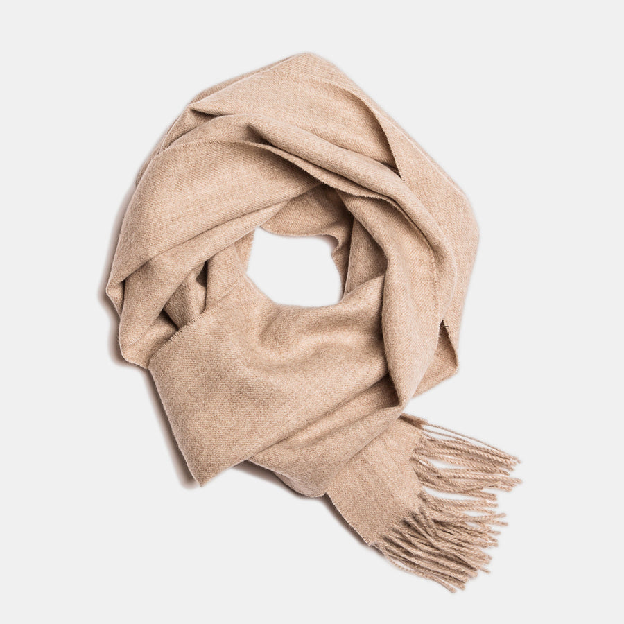 Natural Baby Alpaca Wool Scarf – Exclusive 200 - Unisex
