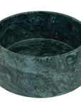 Dark Green Marble Dog Bowl