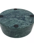 Dark Green Marble Dog Bowl