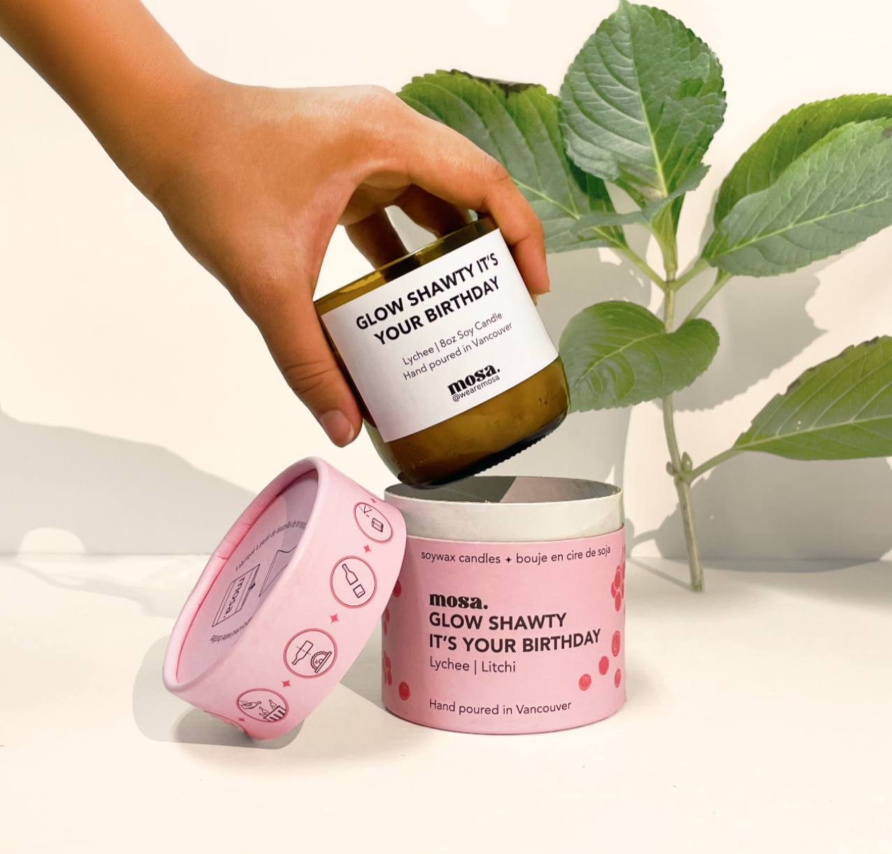 Lychee Scented Soy Candle-1