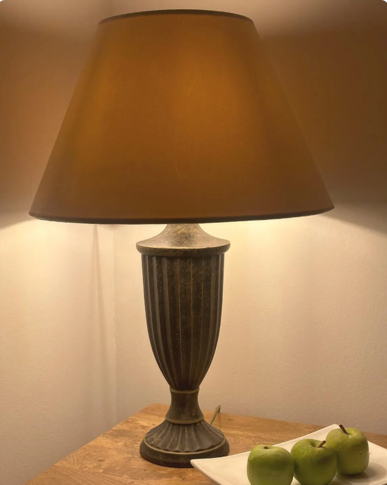 Cream Velvet Steep Empire Lampshade | Handmade Ceiling Light Shade | UK
