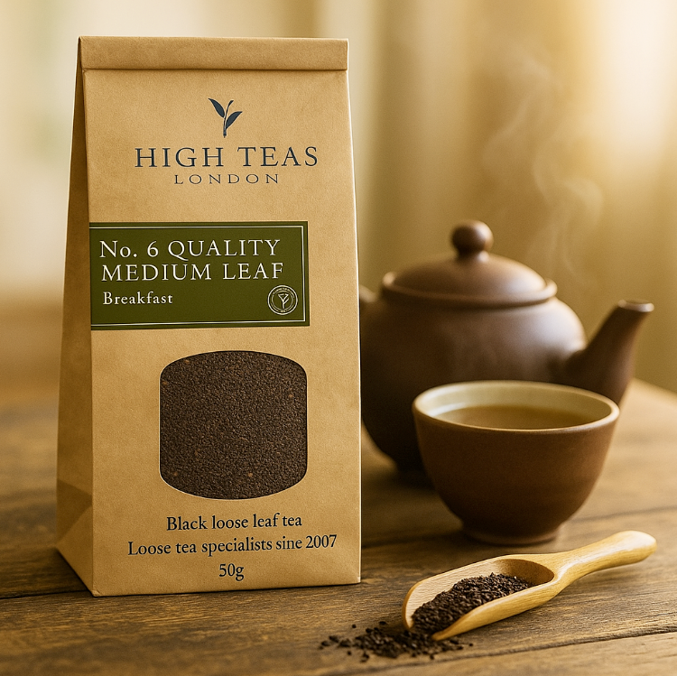 English Breakfast Loose Leaf Tea No.6 - Medium Leaf Black Tea