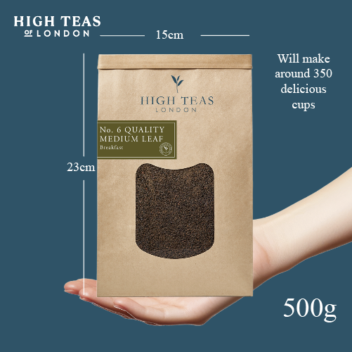 English Breakfast Loose Leaf Tea No.6 - Medium Leaf Black Tea