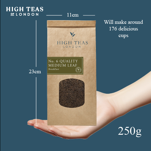 English Breakfast Loose Leaf Tea No.6 - Medium Leaf Black Tea