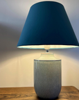 Teal Velvet Steep Empire Lampshade | Handmade Ceiling Light Shade | UK