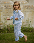 Blue Paisley Organic Muslin Pyjamas