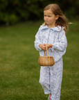 Blue Paisley Organic Muslin Pyjamas
