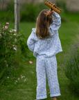 Blue Paisley Organic Muslin Pyjamas