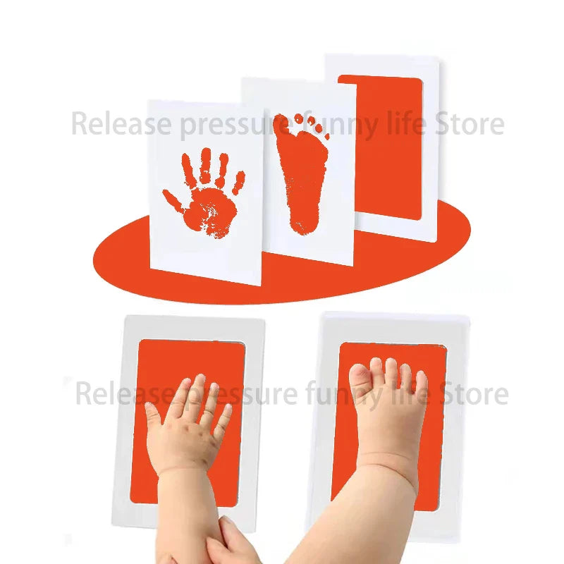 DIY Kit for Souvenir Feet/Handprints on white background Multivariant-15