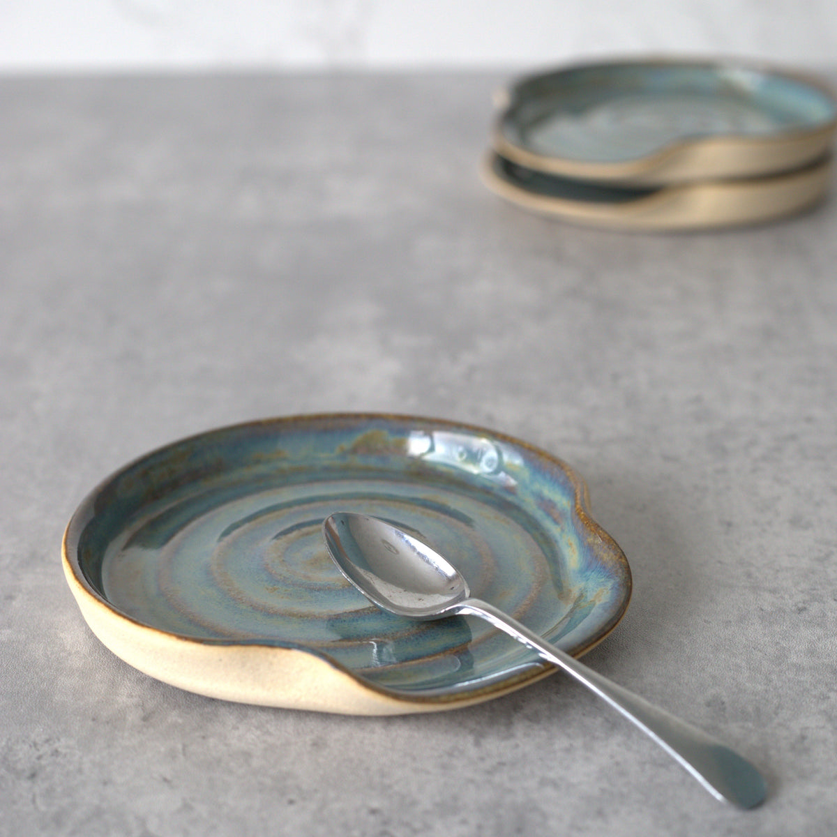 Seafoam Blue Classic Spoon Rest