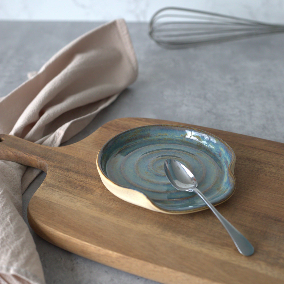 Seafoam Blue Classic Spoon Rest