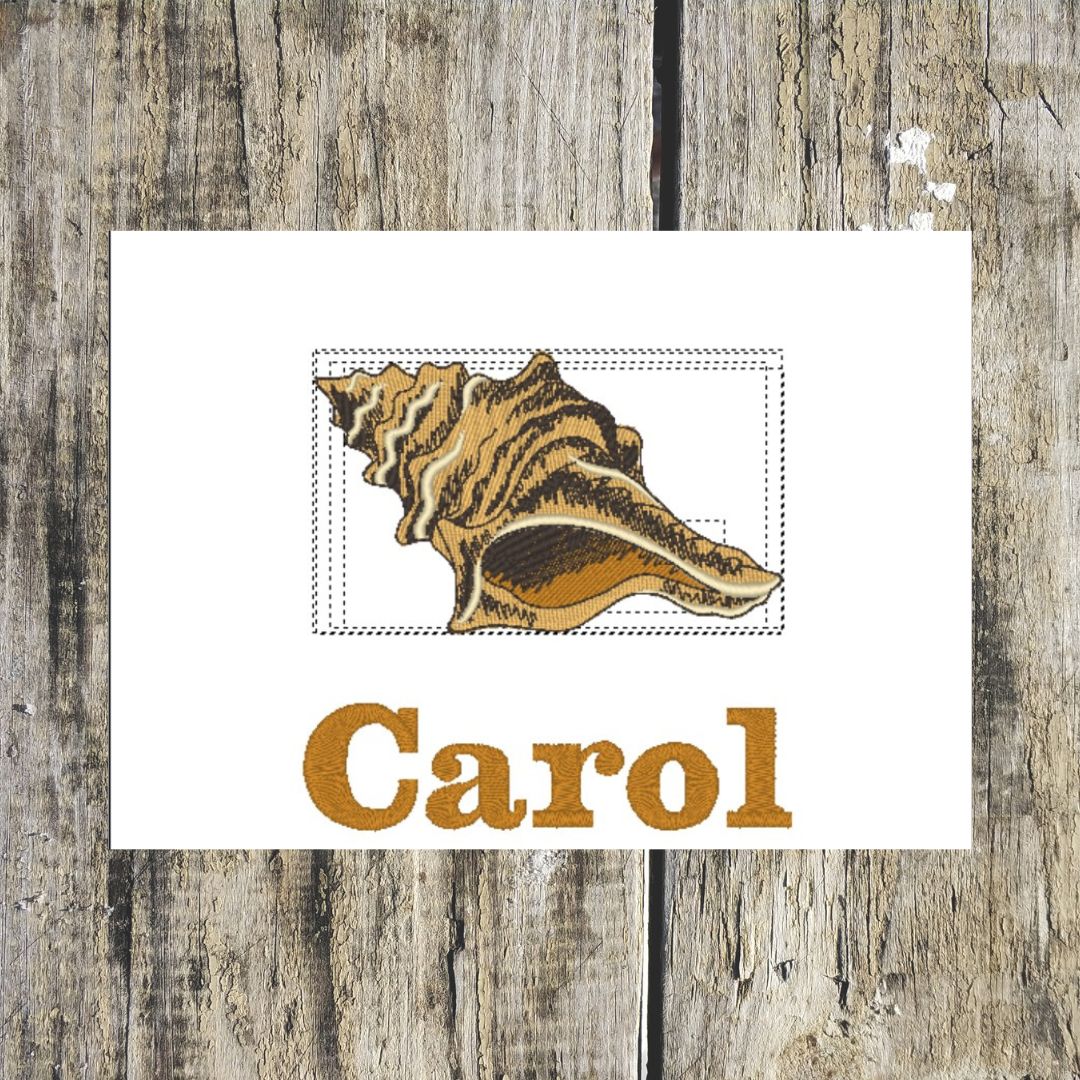 Seashell Personalised Towels