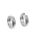 Serena 925 Silver Hoop Earrings – Timeless & Elegant Design by MyaMoon at www.brixbailey.com