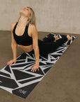 Shadow Yoga Mat – 6mm Non-Slip, Eco-Friendly & Latex-Free (Black/White)-1