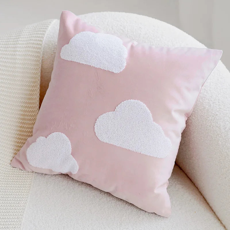 Eco-Friendly Jacquard Pillowcase - 100% Polyester, Non-Toxic, Patchwork Embroidered for Home & Hotel by Baby Lamby at brixbailey.com