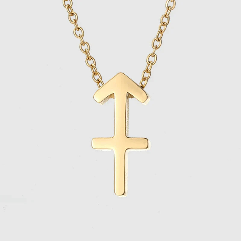 Zodiac Sign Splendour Necklace - Gold/Silver