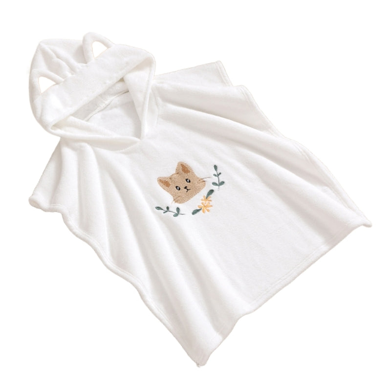 Kids Hooded Bath Towel - Soft, Quick-Dry Polyester for Swimming & Beach - 60x120cm by Baby Lamby at brixbailey.com
