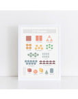 Shapes Print - muted