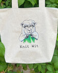 Sheep - Knit Wit Tote Bag