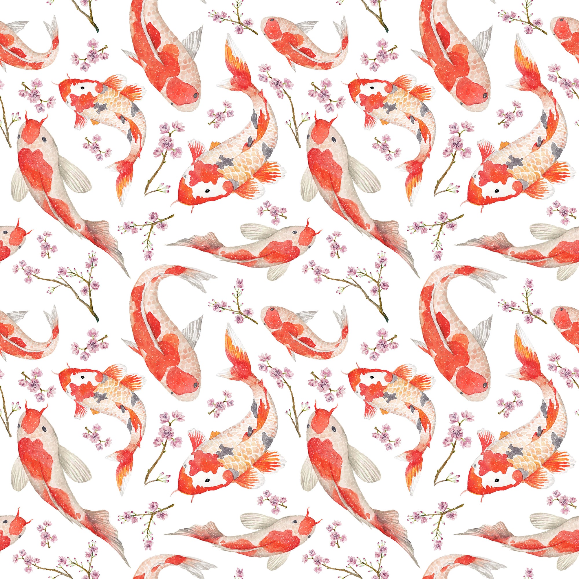 Red Koi Wallpaper Shinji