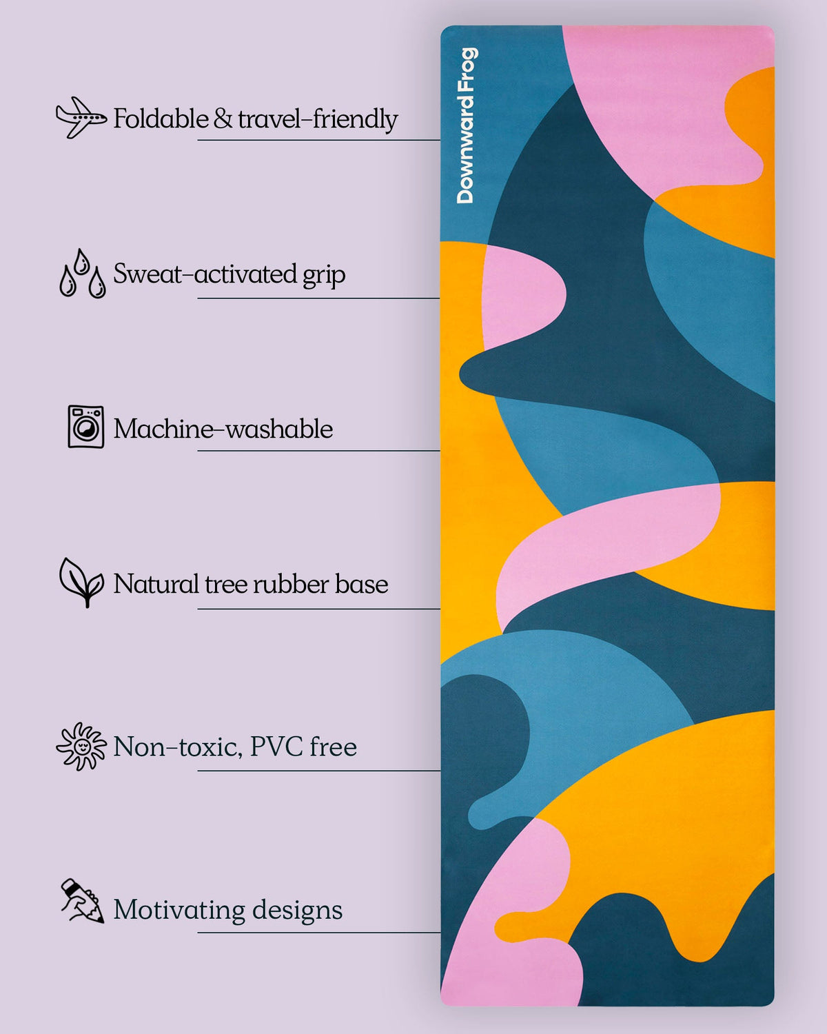 Splobby: Patterned Travel Yoga Mat