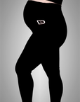 Classic Comfort Maternity Leggings | Black