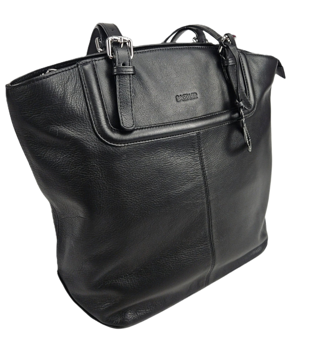 Sienna Zip Top Tote Shopper Bag for Women - Handmade by Saddler