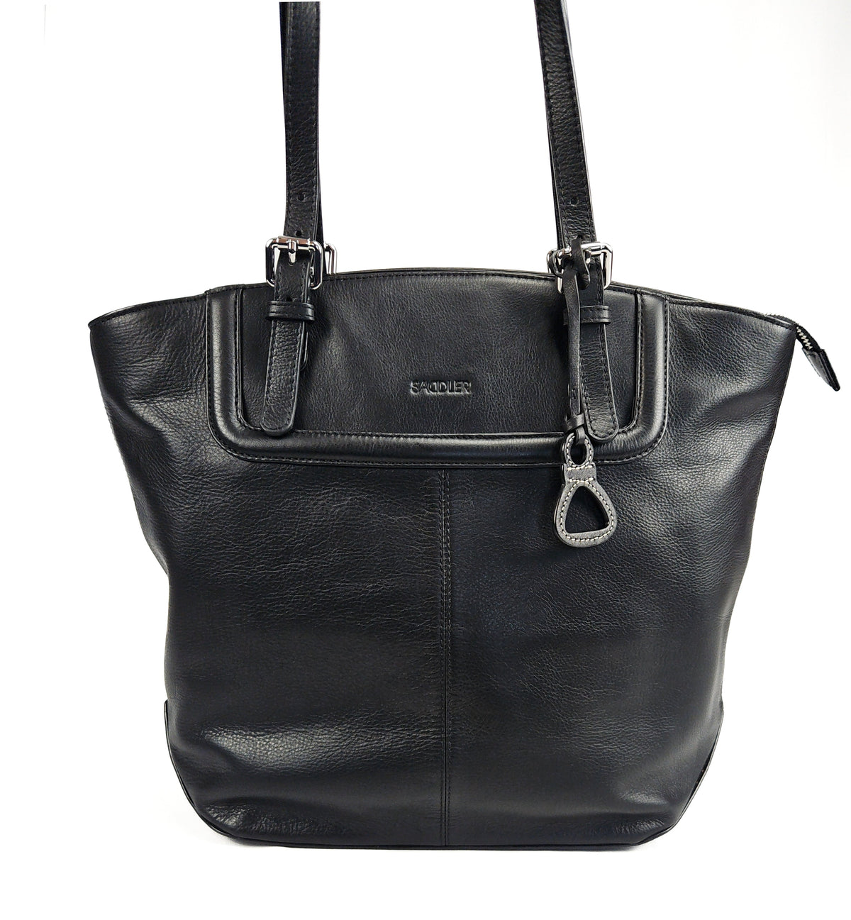 Sienna Zip Top Tote Shopper Bag for Women - Handmade by Saddler