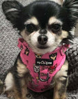 Signature Pink Chihuahua Print Exclusive Small Dog Harness by My Chi and Me SALE